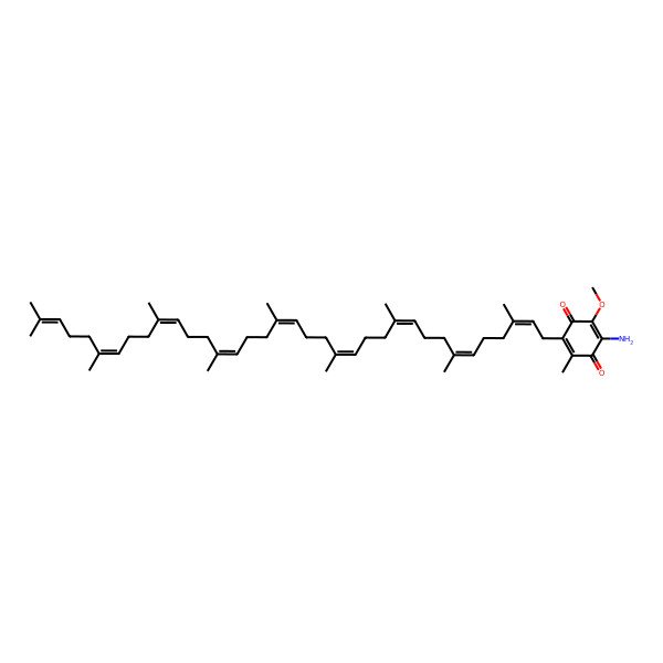 2D Structure of Rhodoquinone-9