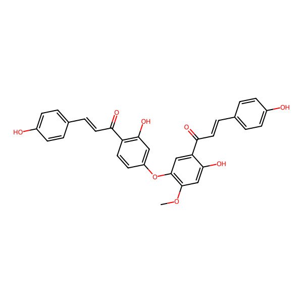 2D Structure of Rhuschalcone Iv