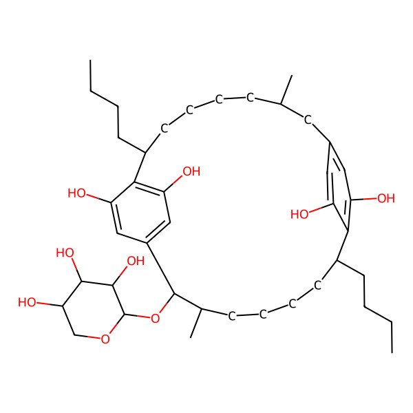 2D Structure of Ribocyclophane C