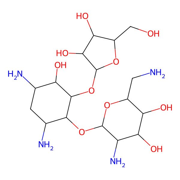 2D Structure of Ribostamycin
