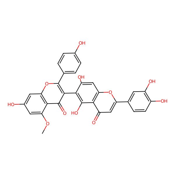 2D Structure of Ridiculuflavone B 2D Structure of Ridiculuflavone B