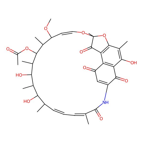 2D Structure of Rifamycin S