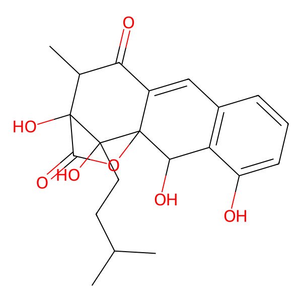2D Structure of Rishirilide A