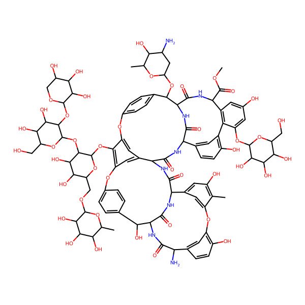 2D Structure of Ristocetin A