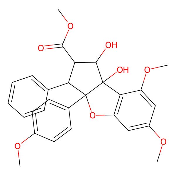 2D Structure of Rocaglamide J 2D Structure of Rocaglamide J