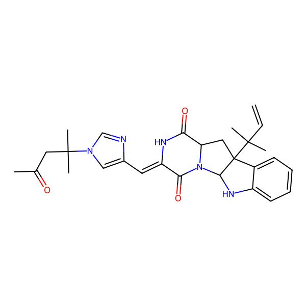2D Structure of Roquefortine H