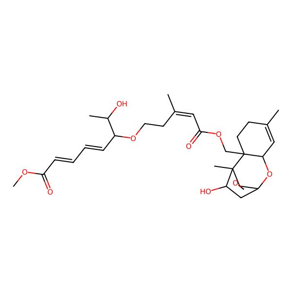 2D Structure of Roridin F