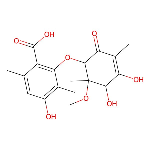 2D Structure of Roseopurpurin E