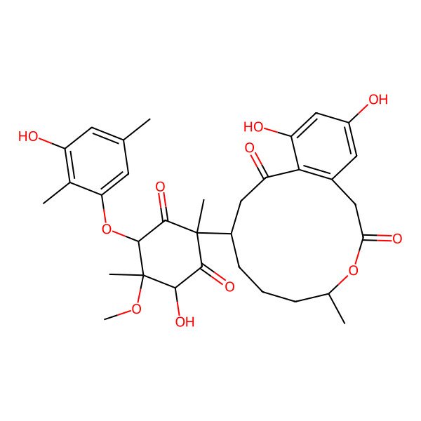 2D Structure of Roseopurpurin H