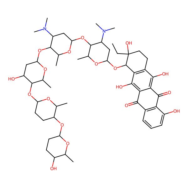 2D Structure of Roseorubicin A
