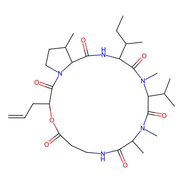 2D Structure of Roseotoxin B