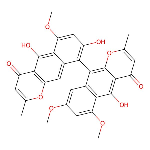 2D Structure of Rubasperone A