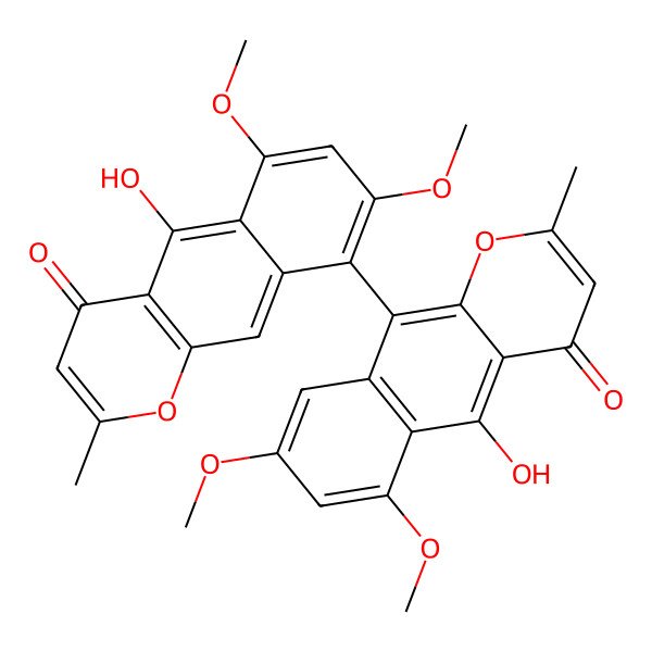 2D Structure of Rubasperone B