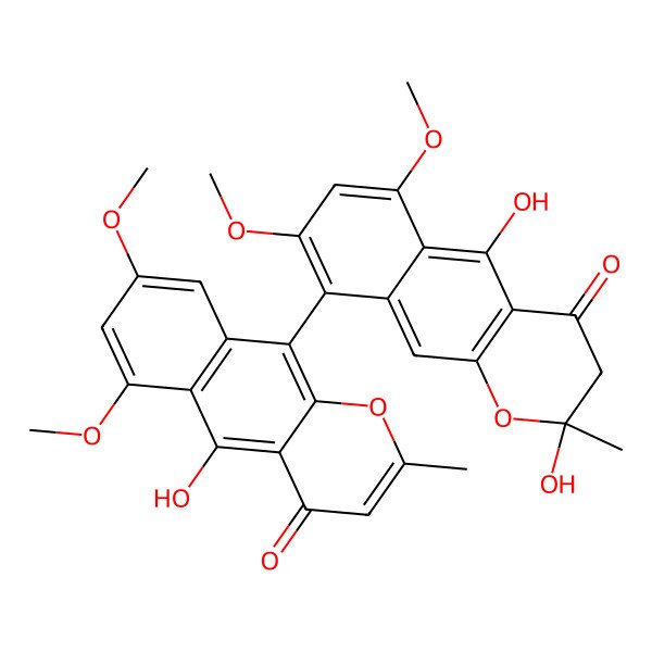 2D Structure of Rubasperone F