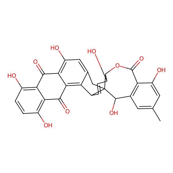 2D Structure of Rubellin B