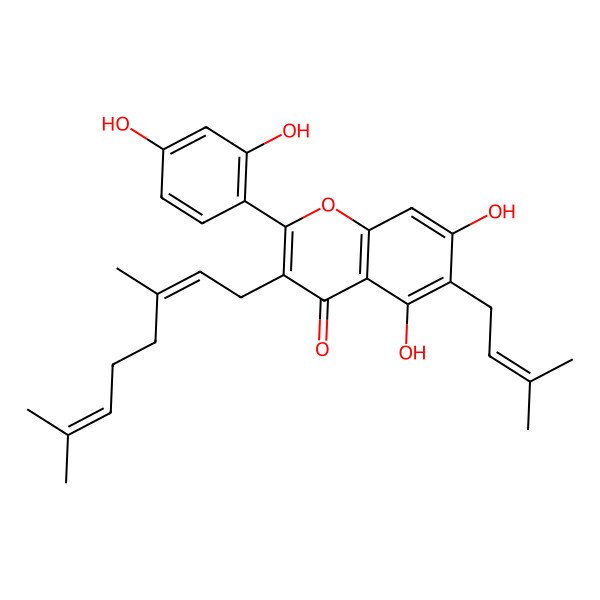 2D Structure of Rubraflavone C