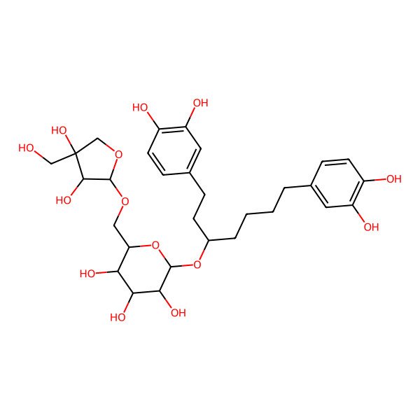 2D Structure of Rubranoside D