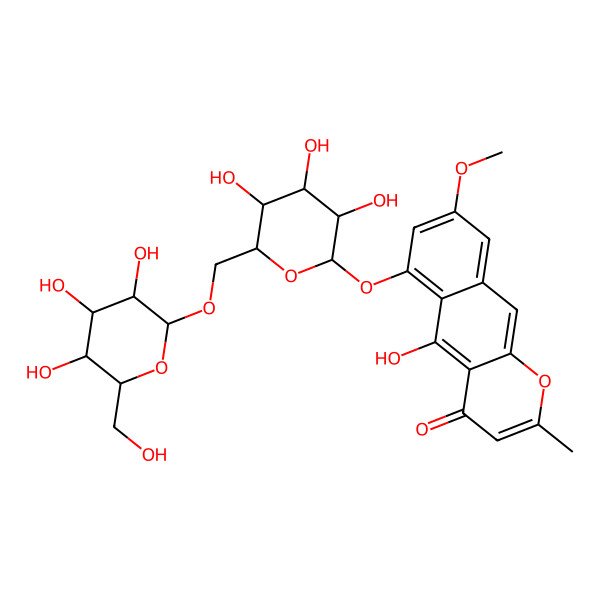 2D Structure of Rubrofusarin 6-gentiobioside