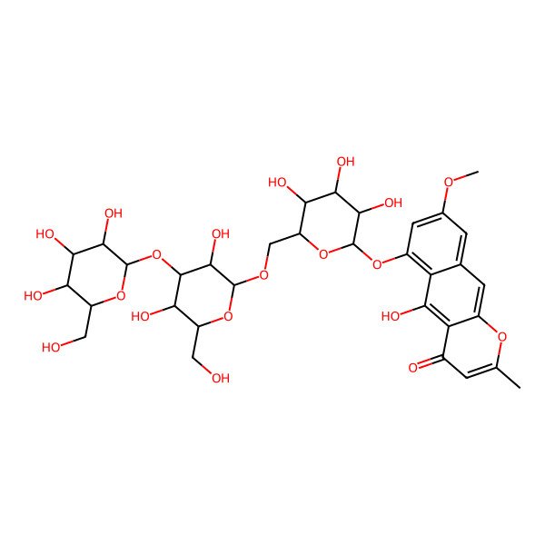 2D Structure of Rubrofusarin triglucoside