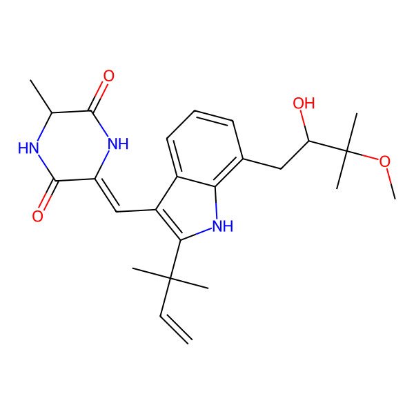 2D Structure of Rubrumazine A