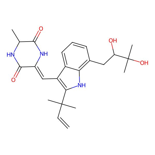 2D Structure of Rubrumazine B