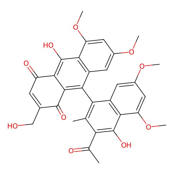 2D Structure of Rufoolivacin B
