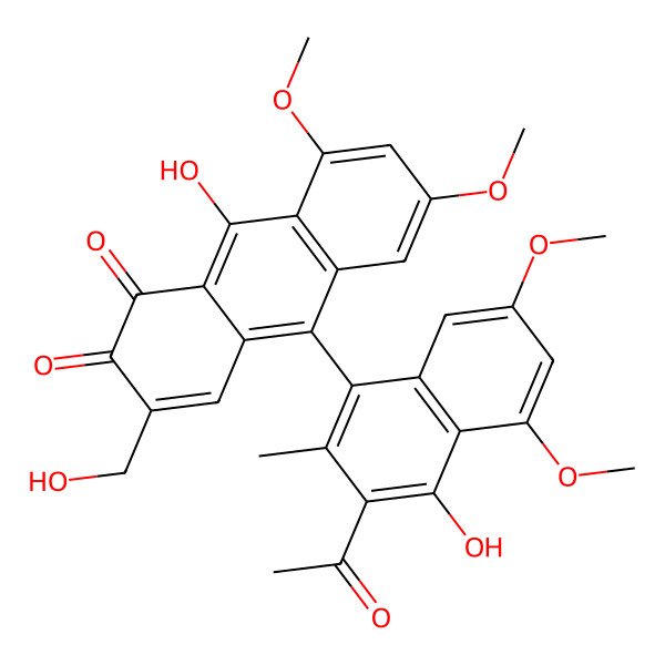 2D Structure of Rufoolivacin D