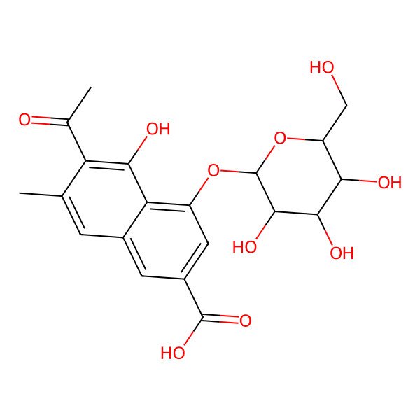 2D Structure of Rumexoside 2D Structure of Rumexoside