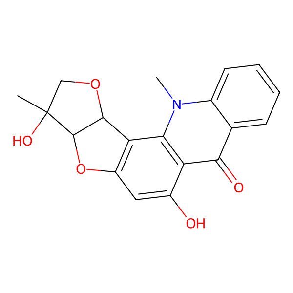 2D Structure of Rutagravine