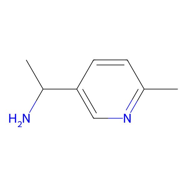 2D Structure of (s)-1-(6-Methylpyridin-3-yl)ethanamine