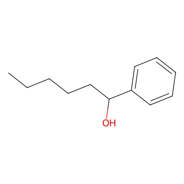 2D Structure of (s)-1-Phenyl-n-hexanol