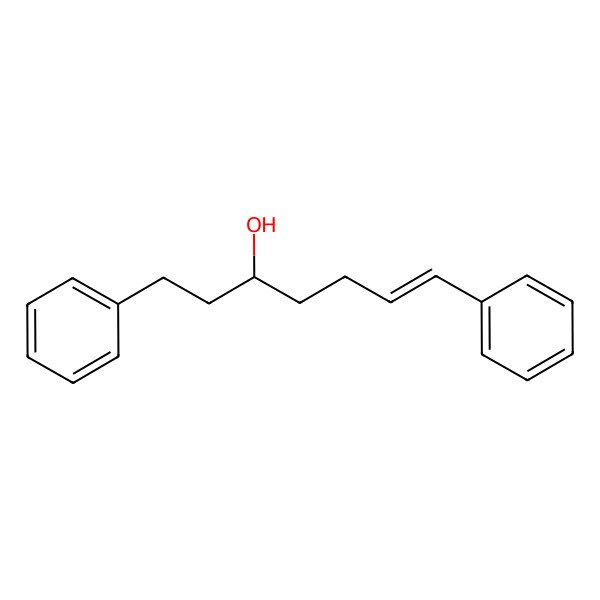 2D Structure of (S)-1,7-Diphenyl-6(E)-hepten-3-ol 2D Structure of (S)-1,7-Diphenyl-6(E)-hepten-3-ol