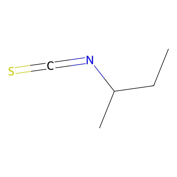 2D Structure of [S,(+)]-2-Isothiocyanatobutane