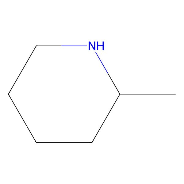 2D Structure of (S)-(+)-2-Methylpiperidine
