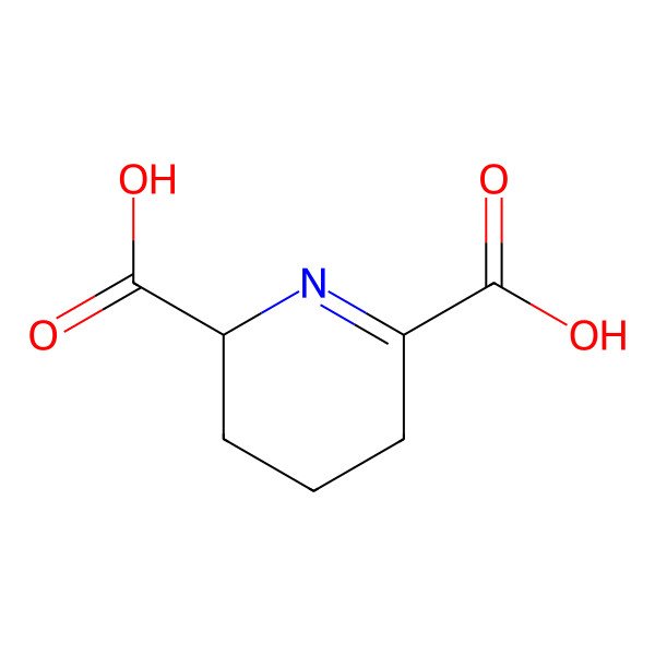 2D Structure of (S)-2,3,4,5-tetrahydrodipicolinic acid