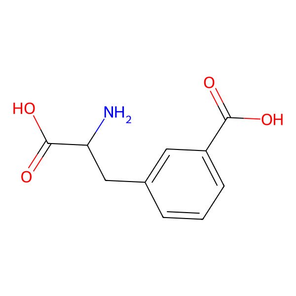 2D Structure of (S)-3-(2-Amino-2-carboxyethyl)benzoic acid