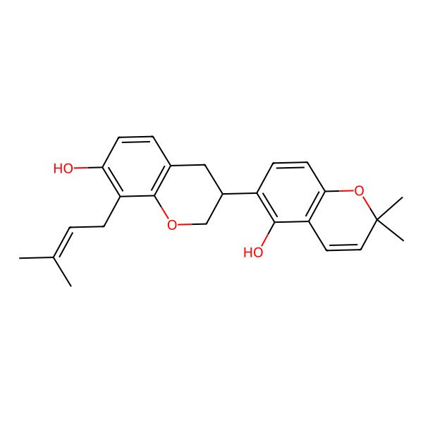 2D Structure of (S)-8-Prenylphaseollinisoflavan