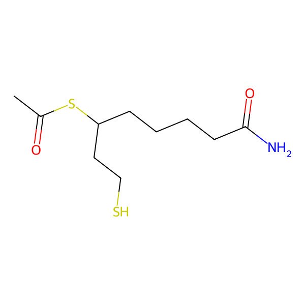 2D Structure of S-acetyldihydrolipoamide