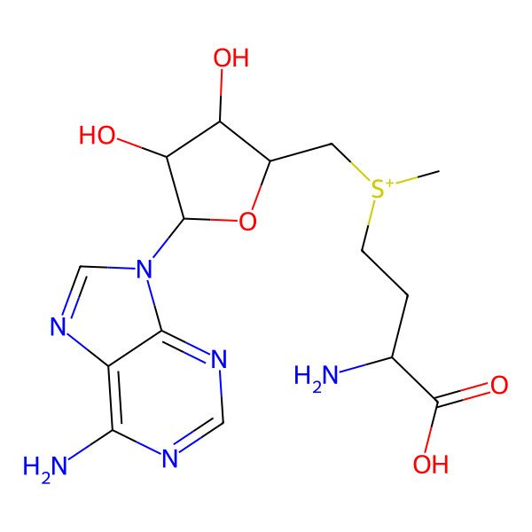 2D Structure of S-adenosylmethionine