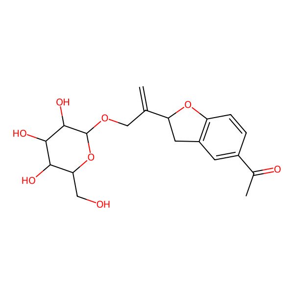 2D Structure of (S)-Bitalin A 12-glucoside 2D Structure of (S)-Bitalin A 12-glucoside