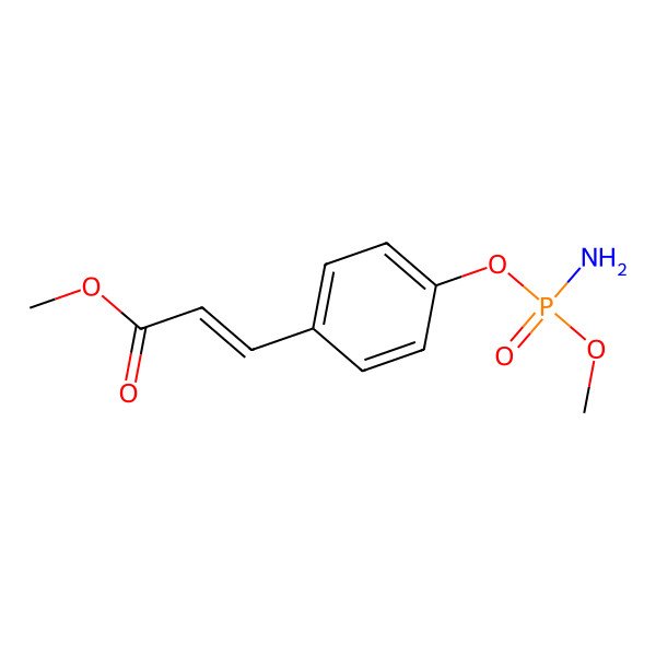 2D Structure of (S)-Cinnamoylphosphoramide