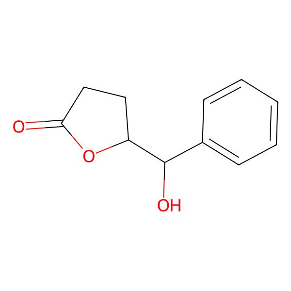 2D Structure of 5(S)-[1-1(S)-hydroxyphenylmethyl)]dihydro-2(3H)-furanone
