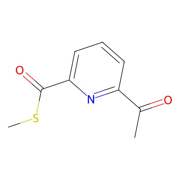 2D Structure of S-methyl 6-acetylpyridine-2-carbothioate