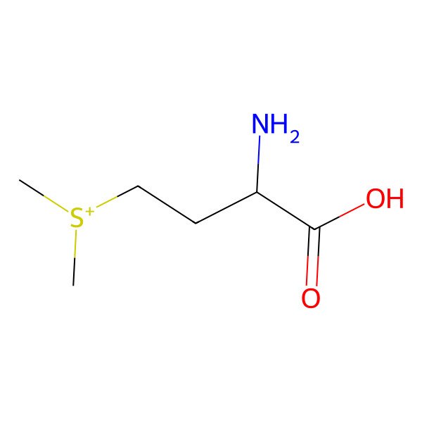 2D Structure of S-Methyl-L-methionine