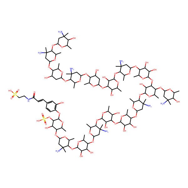 2D Structure of Saccharomicin A