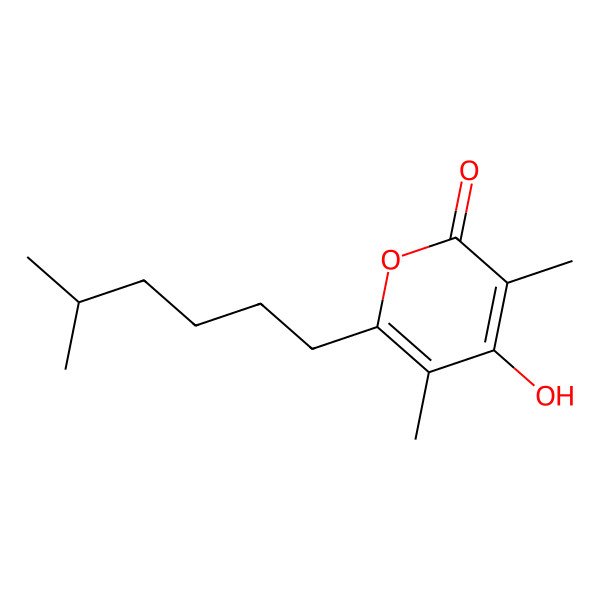 2D Structure of Saccharomonopyrone B