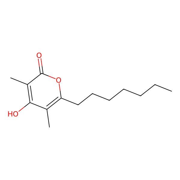 2D Structure of Saccharomonopyrone C
