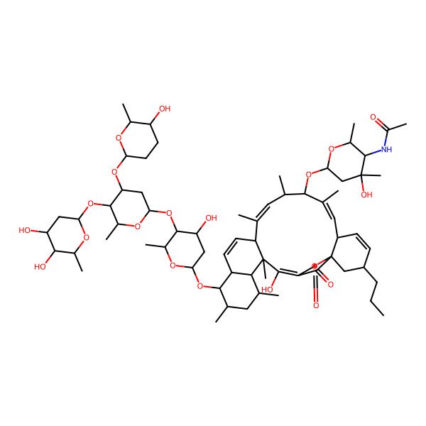2D Structure of Saccharosacrin B