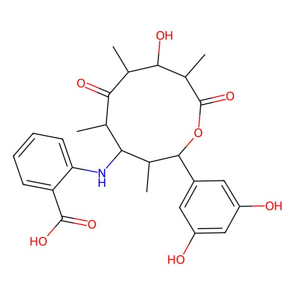 2D Structure of Saccharothriolide D