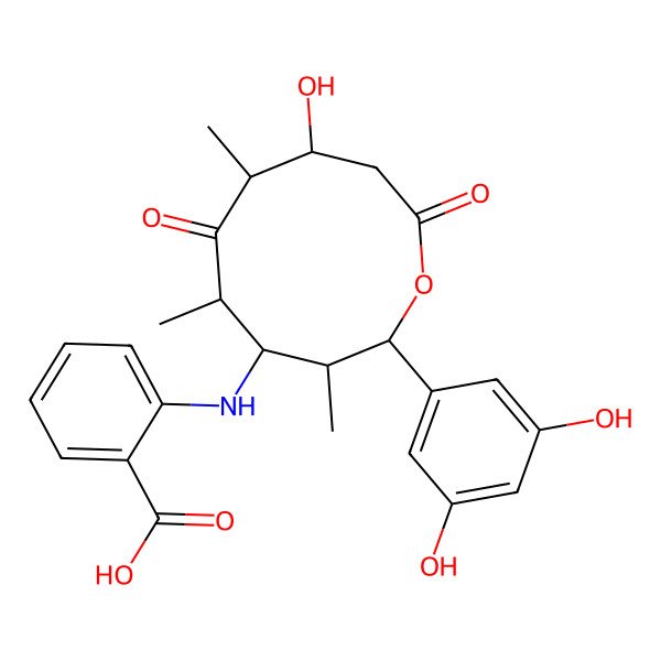 2D Structure of Saccharothriolide F